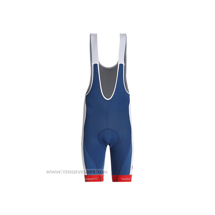 2021 Maillot Cyclisme Direct Energie Bleu Rouge Blanc Manches Courtes et Cuissard